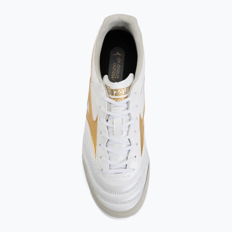 Futbolo bateliai Mizuno Morelia Sala Elite TF white/football gold/galaxy silver 5