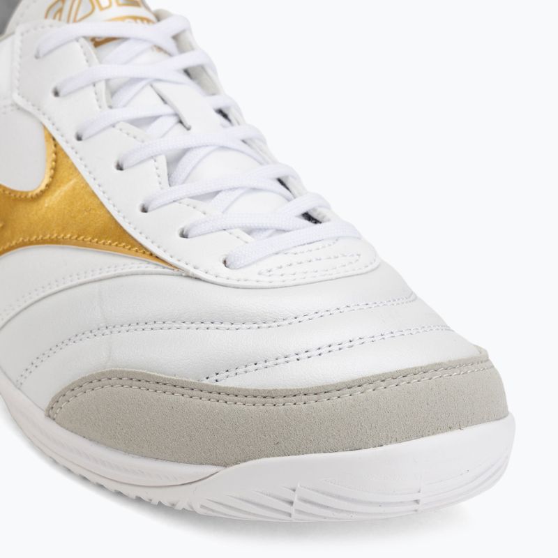 Futbolo bateliai Mizuno Morelia Sala Elite IN white/football gold/galaxy silver 7