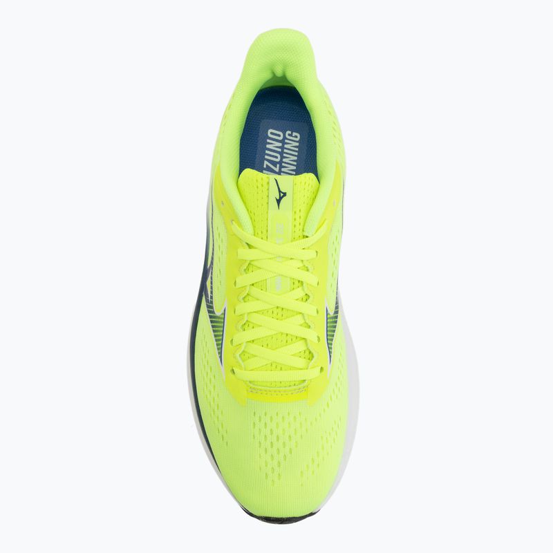 Vyriški bėgimo batai Mizuno Wave Inspire 22 lightning yellow/dazzling blue 5