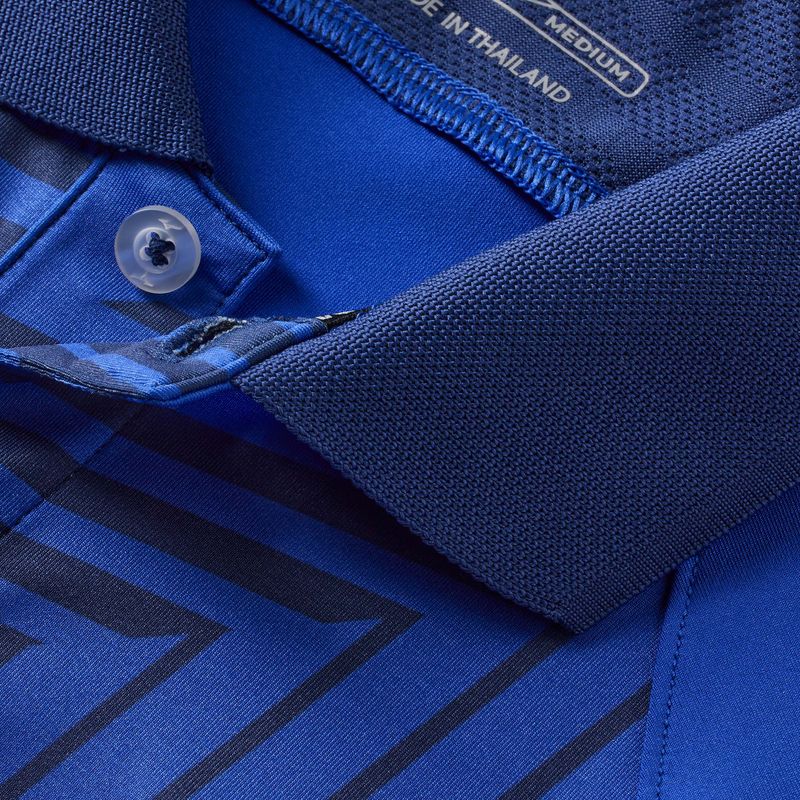 Vyriški marškinėliai Mizuno Stargazer Shadow Polo dazzling blue 7