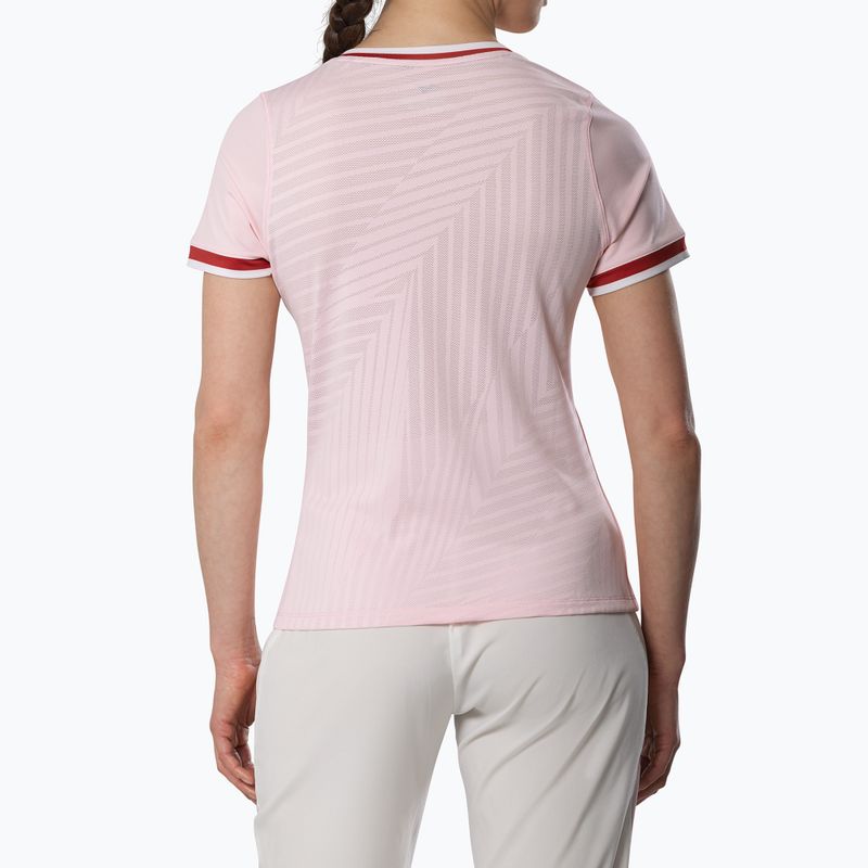 Moteriški teniso marškinėliai Mizuno Stargazer Tee pinkesque 2