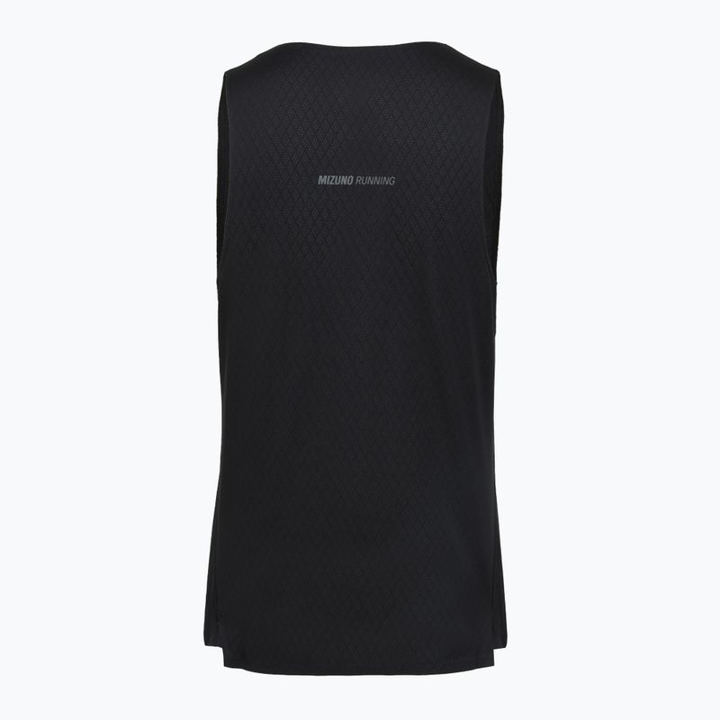 Vyriški bėgimo marškinėliai Mizuno Tech Light Tank black 2
