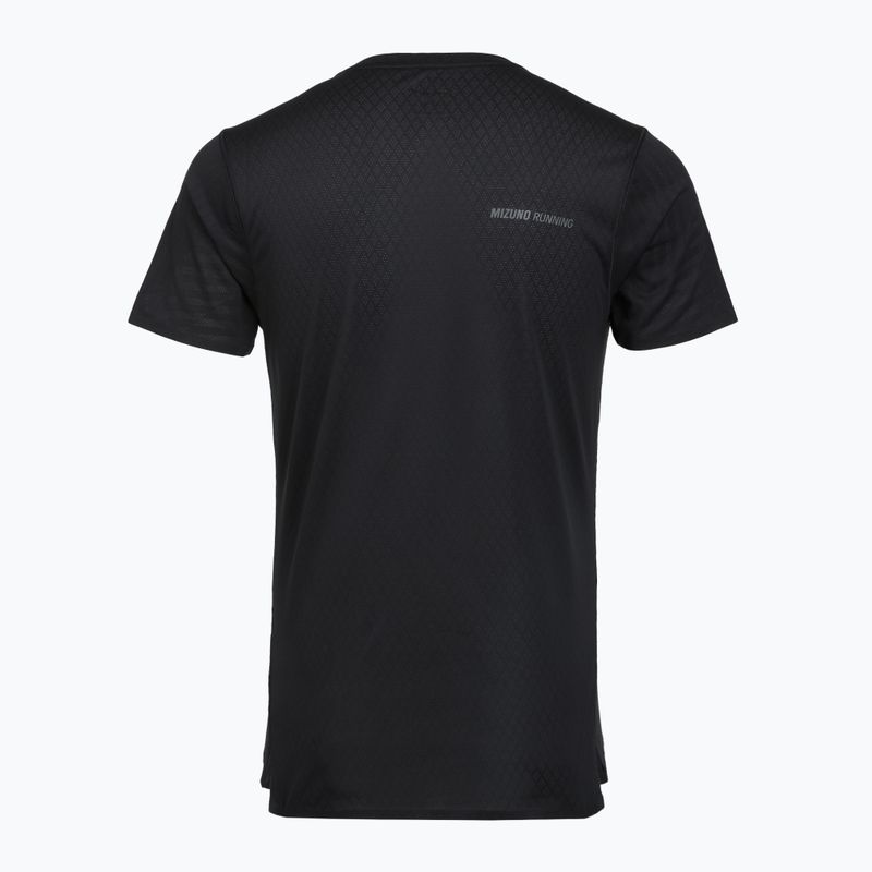 Vyriški bėgimo marškinėliai Mizuno Tech Light Tee black 2