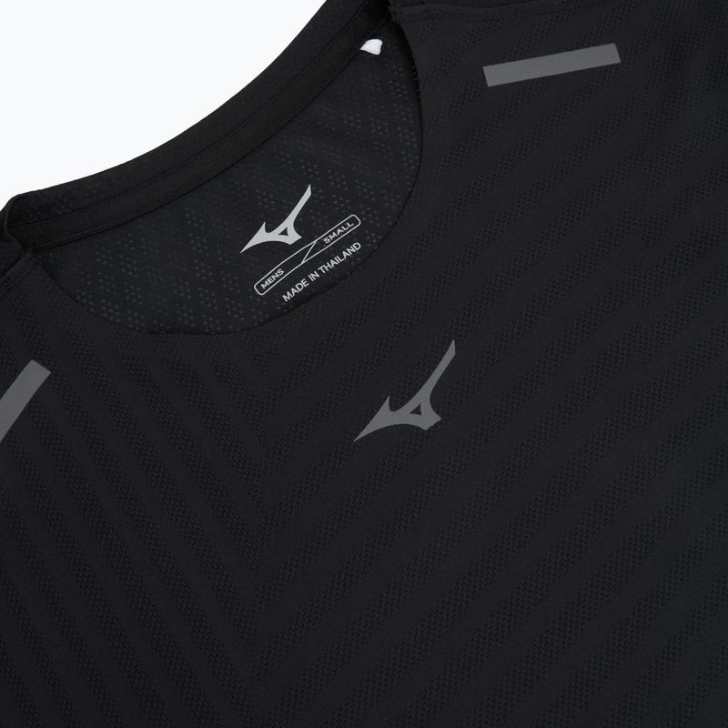 Vyriški bėgimo marškinėliai Mizuno Tech Light Tee black 3