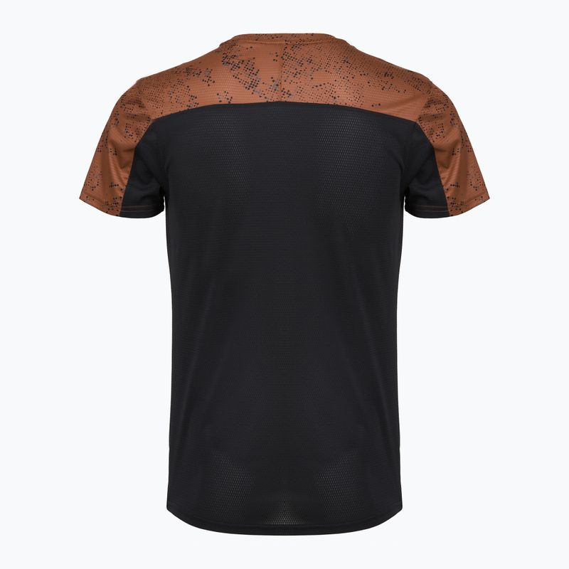 Vyriški bėgimo marškinėliai  Mizuno Active DryAeroFlow Graphic copper brown 2