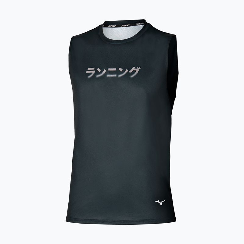 Vyriški bėgimo marškinėliai Mizuno Core Graphic Sleeveless black 2