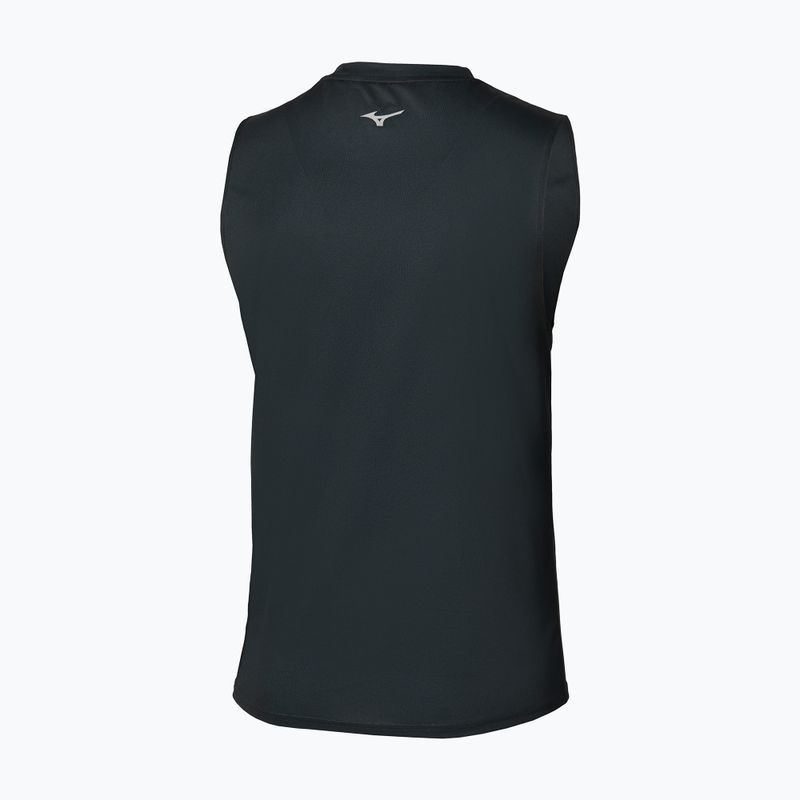 Vyriški bėgimo marškinėliai Mizuno Core Graphic Sleeveless black 3