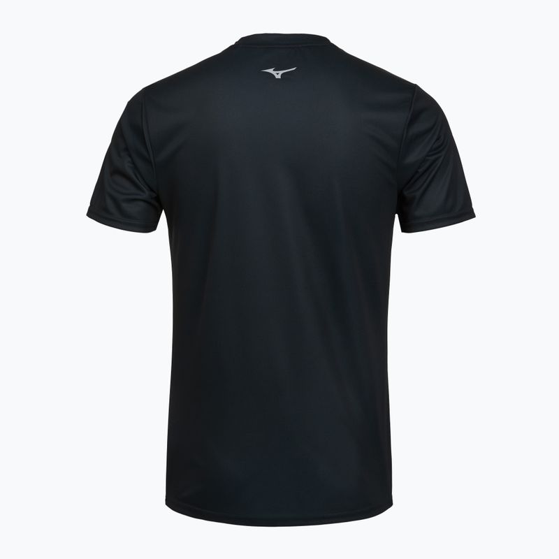 Vyriški bėgimo marškinėliai Mizuno Core Graphic Tee black 2
