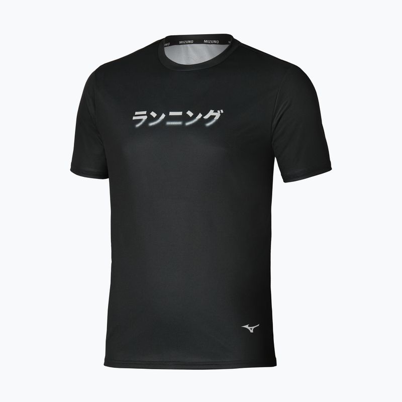 Vyriški bėgimo marškinėliai Mizuno Core Graphic Tee black