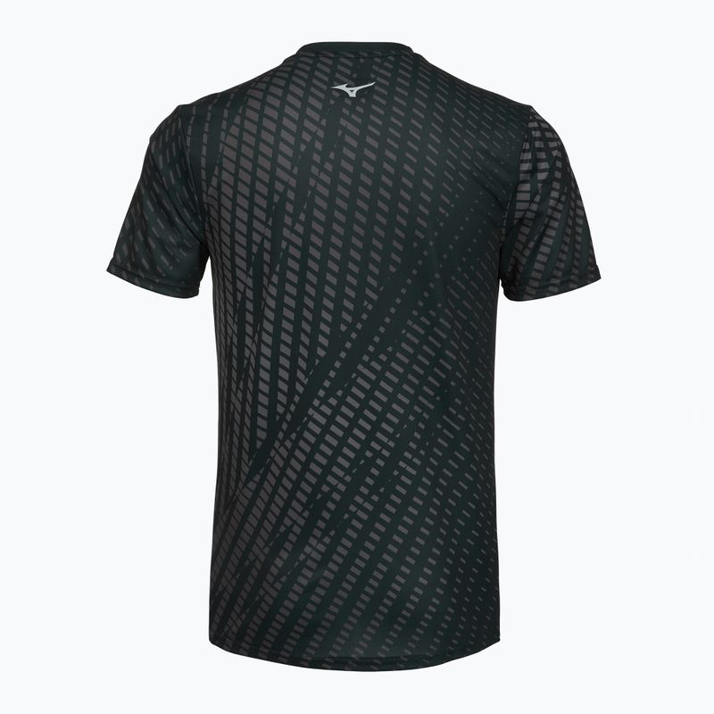 Vyriški bėgimo marškinėliai Mizuno Core Graphic Tee black/gray 2