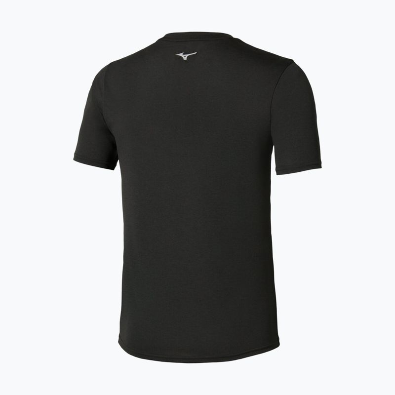 Vyriški bėgimo marškinėliai Mizuno Core Run Short Sleeve Tee black 2