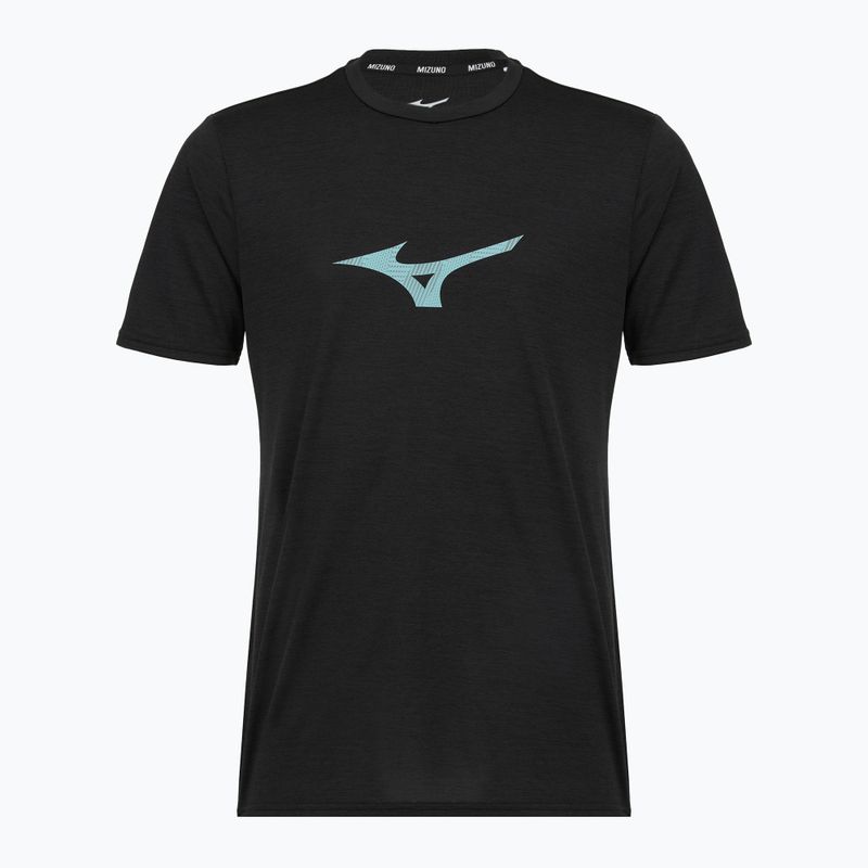 Vyriški bėgimo marškinėliai Mizuno Core Runbird Tee black