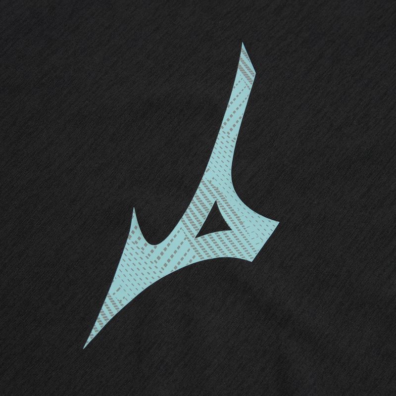Vyriški bėgimo marškinėliai Mizuno Core Runbird Tee black 3