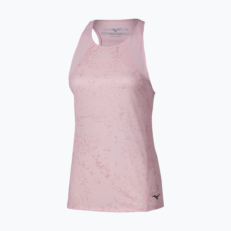Moteriški bėgimo marškinėliai Mizuno Active DryAeroFlow Graphic Tank Top pinkesque 2