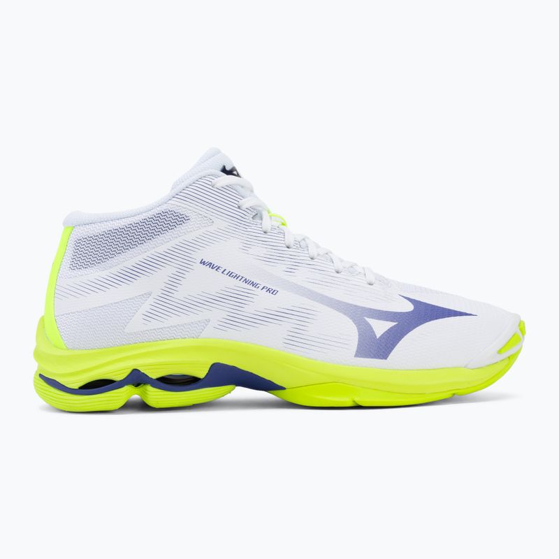 Tinklinio bateliai Mizuno Wave Lightning Pro Mid white/lighting yellow/dazzling blue 2
