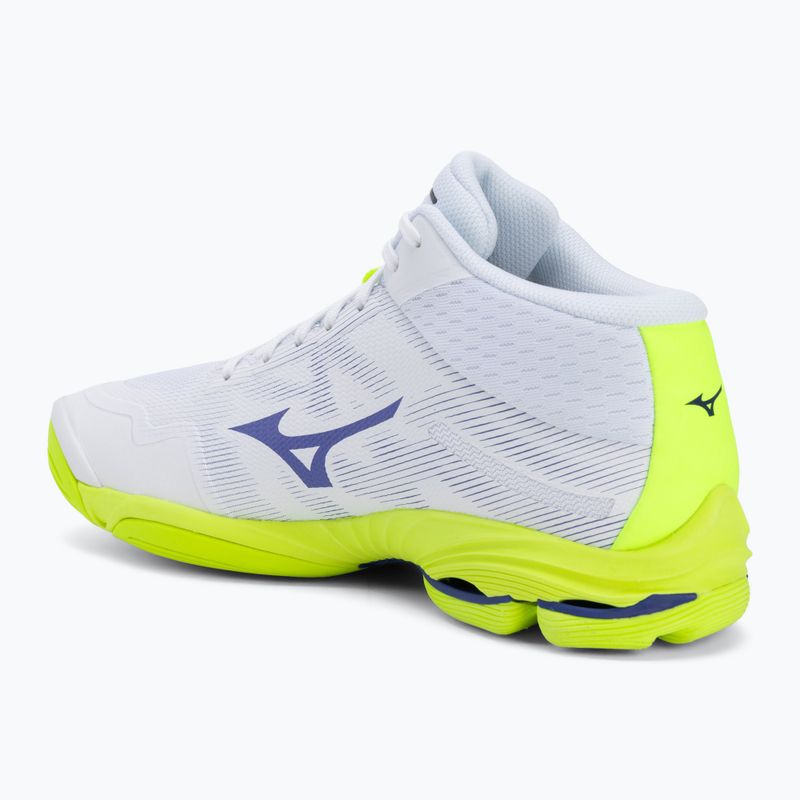 Tinklinio bateliai Mizuno Wave Lightning Pro Mid white/lighting yellow/dazzling blue 3