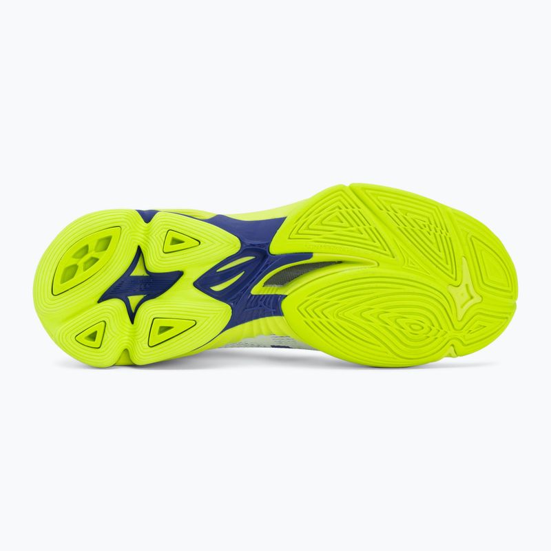 Tinklinio bateliai Mizuno Wave Lightning Pro Mid white/lighting yellow/dazzling blue 4