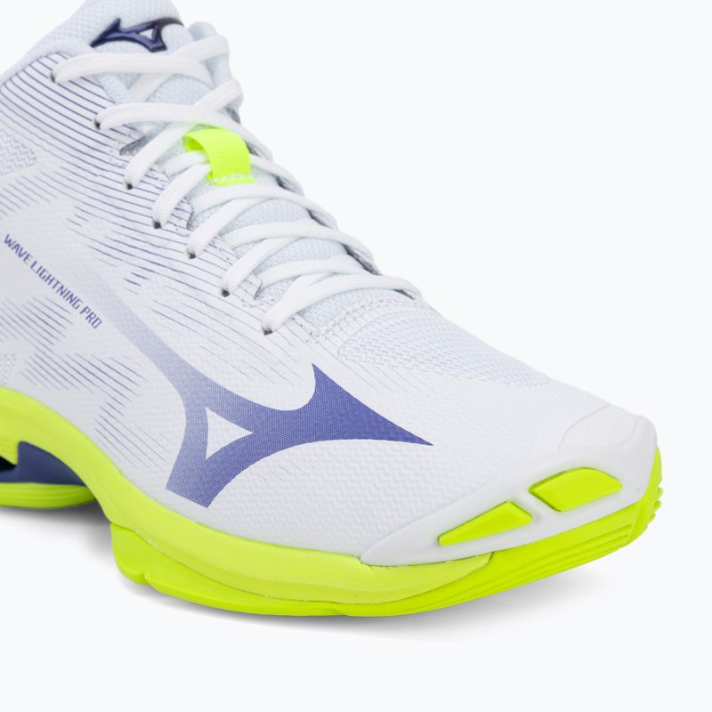Tinklinio bateliai Mizuno Wave Lightning Pro Mid white/lighting yellow/dazzling blue 7