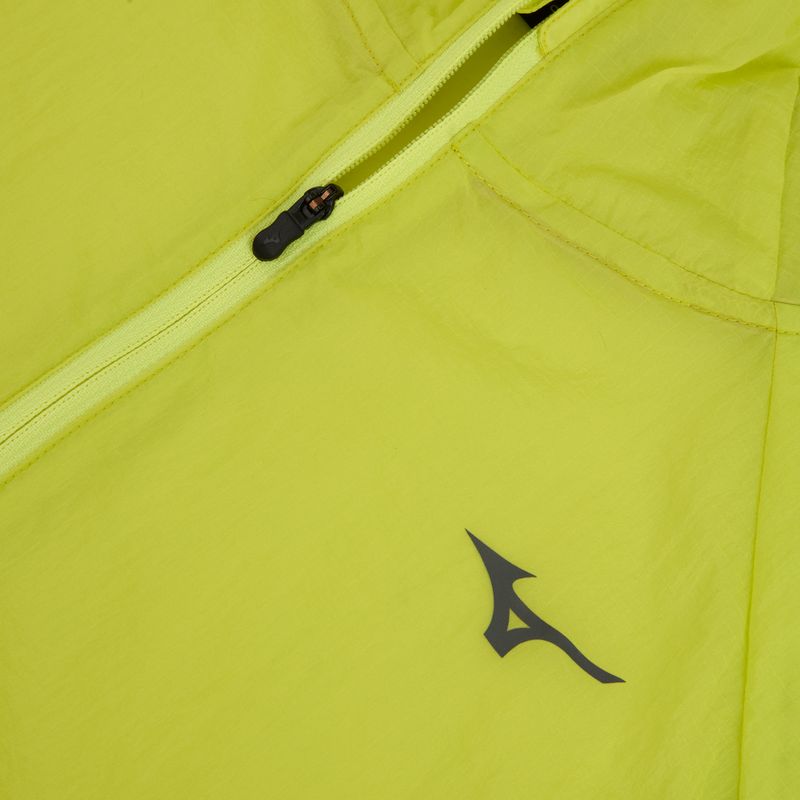 Vyriška bėgimo striukė Mizuno Tech Light Hooded lightning yellow 3