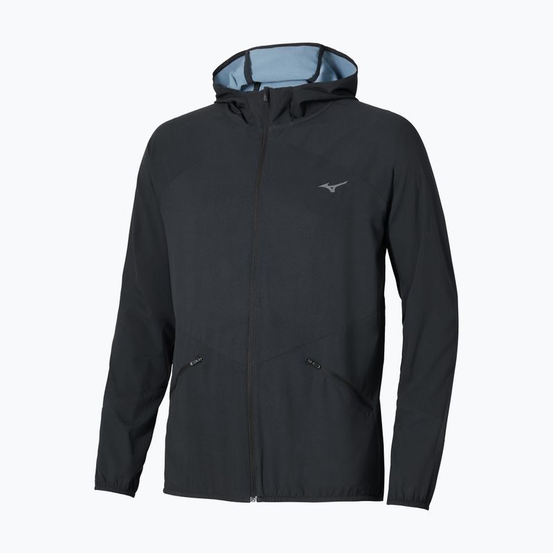 Vyriška bėgimo striukė Mizuno Active Alpha Hooded black 2