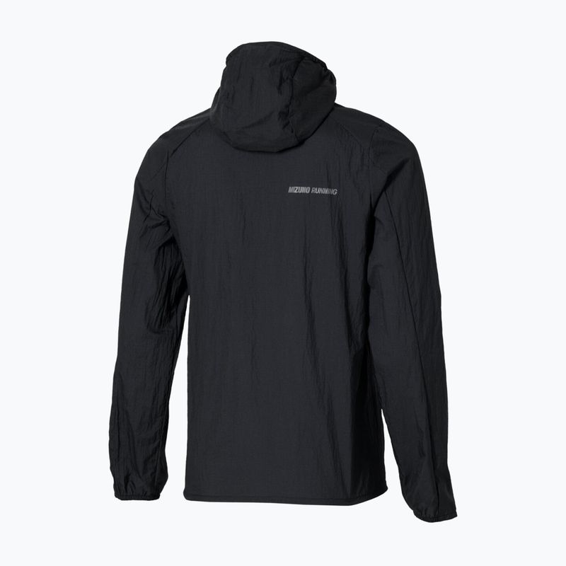 Moteriška bėgimo striukė Mizuno Tech Light Hooded Jacket black 4
