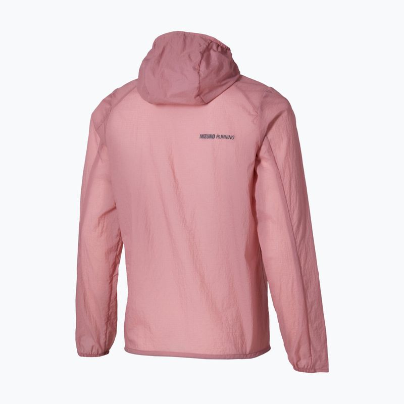 Moteriška bėgimo striukė Mizuno Tech Light Hooded Jacket rose elegance 2