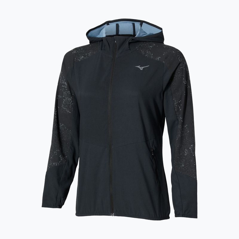 Moteriška bėgimo striukė Mizuno Active Alpha Hooded black 2