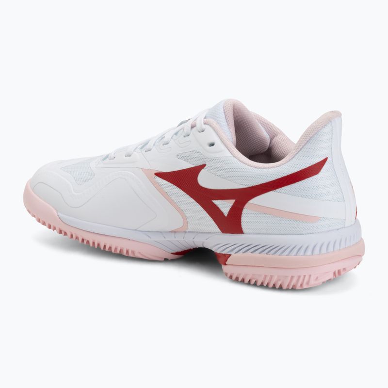 Moteriški teniso batai Mizuno Wave Exceed Court CC W white/pinkesque/barbados cherr 3