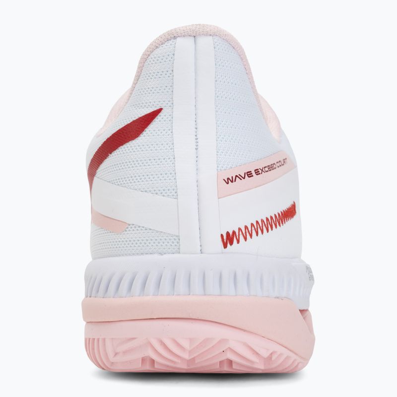 Moteriški teniso batai Mizuno Wave Exceed Court CC W white/pinkesque/barbados cherr 6