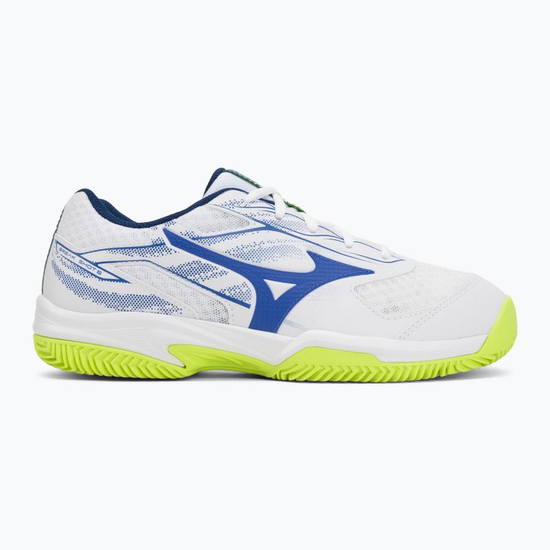 Vyriški teniso batai Mizuno Break Shot 5 CC white/dazzling blue/lightning 2