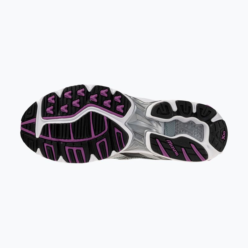 Batai Mizuno Wave Rider 10 snow white/black/slate 4