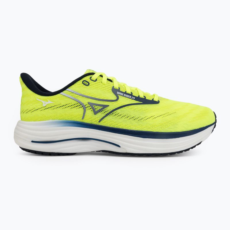 Vyriški bėgimo batai Mizuno Wave Rider 29 lightning yellow/estate blue 2