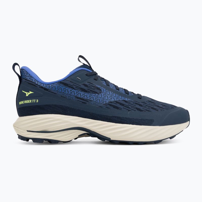 Vyriški bėgimo batai Mizuno Wave Rider TT 3 dress blues/dazzling blue/lightning yellow 2