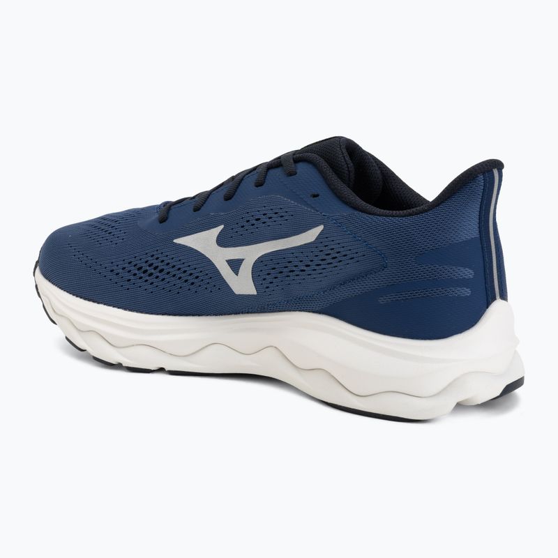 Vyriški bėgimo batai Mizuno Wave Serene 2 estate blue/silver/lightning yellow 3