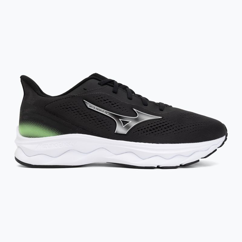 Vyriški bėgimo batai Mizuno Wave Serene 2 black/silver/glowing apple 3