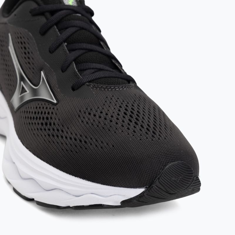 Vyriški bėgimo batai Mizuno Wave Serene 2 black/silver/glowing apple 7