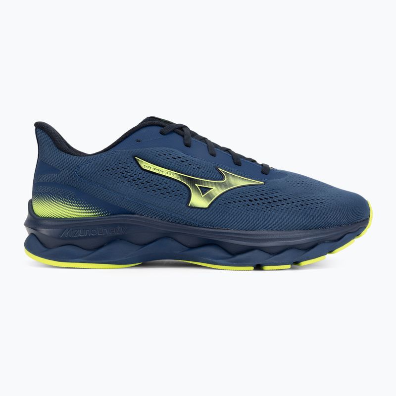 Vyriški bėgimo bateliai Mizuno Wave Serene 2 GTX estate blue/lightning yellow 2