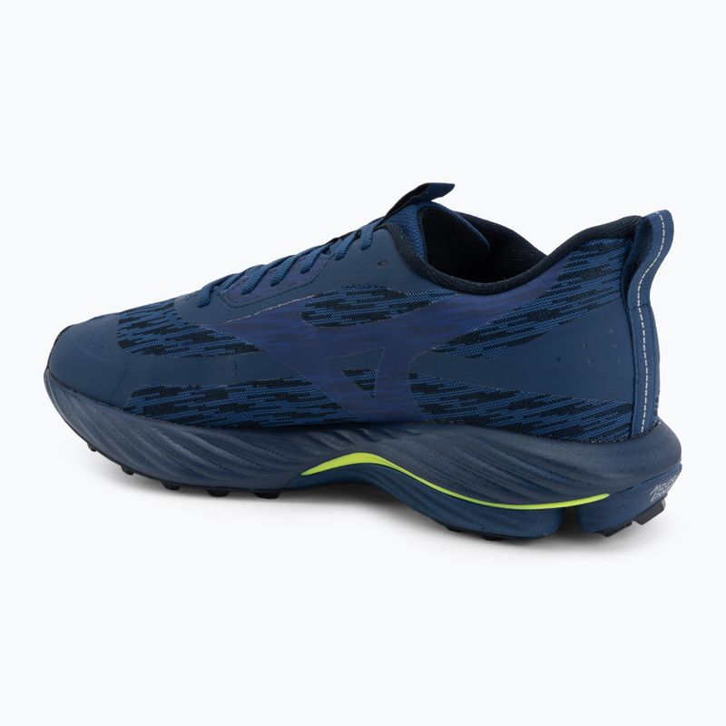 Vyriški bėgimo batai Mizuno Wave Rider GTX 3 estate blue/dazzling blue/lightning yellow 3