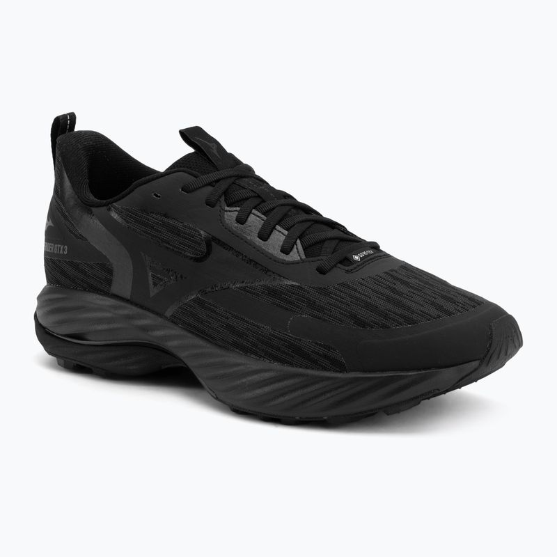 Vyriški bėgimo batai Mizuno Wave Rider GTX 3 black/black/black sand