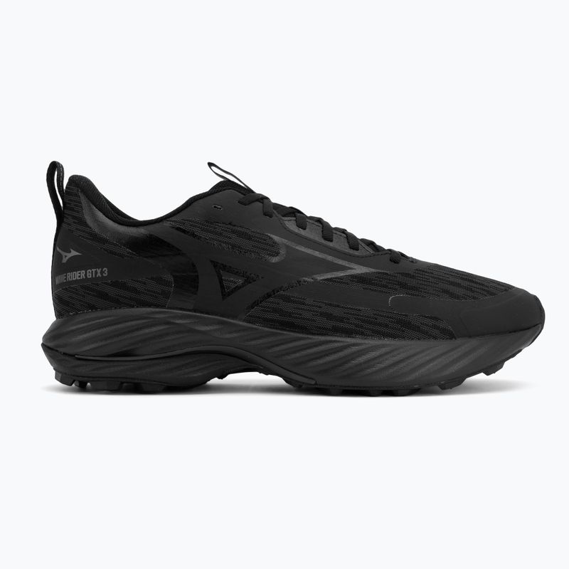 Vyriški bėgimo batai Mizuno Wave Rider GTX 3 black/black/black sand 2