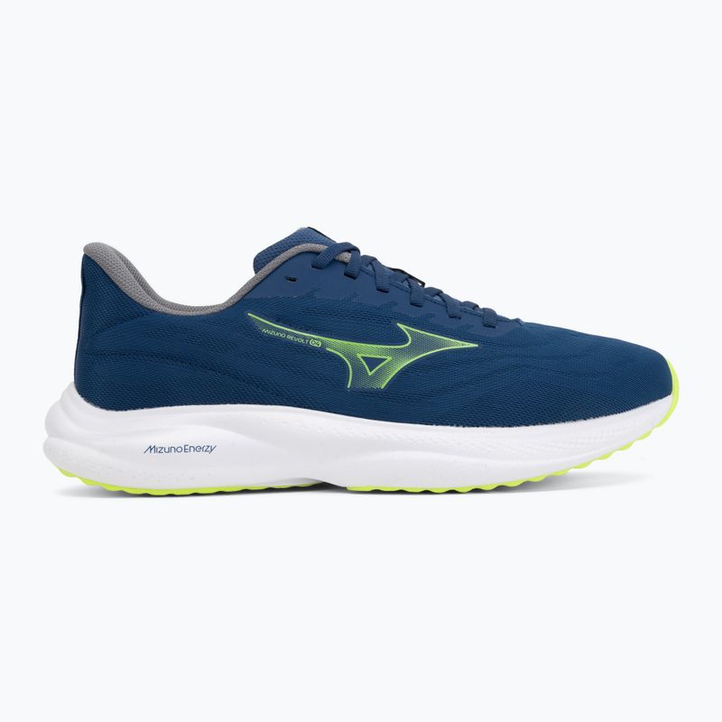 Vyriški bėgimo batai Mizuno Revolt 4 estate blue/lightning yellow 2