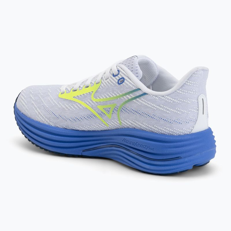 Moteriški bėgimo bateliai Mizuno Wave Rider 29 white/lightning yellow/ultramarine 3