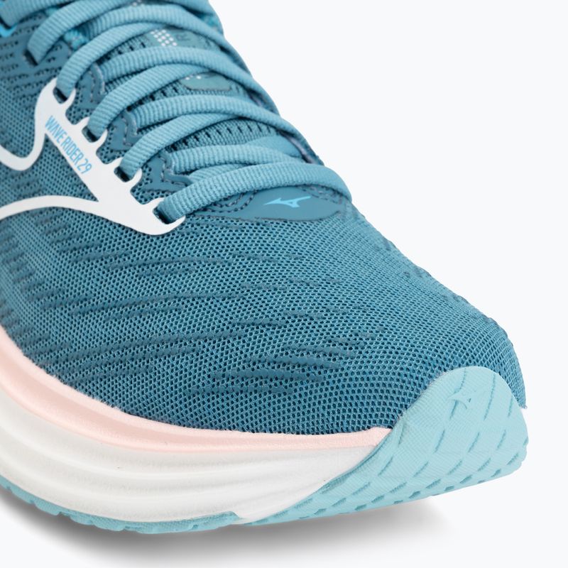 Moteriški bėgimo bateliai Mizuno Wave Rider 29 larkspur/white/ pinkesque 7