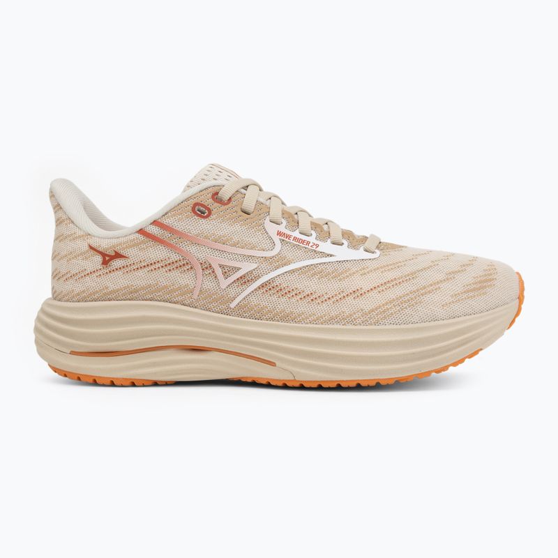 Moteriški bėgimo bateliai Mizuno Wave Rider 29 summer sand/white/autumn sunset 2