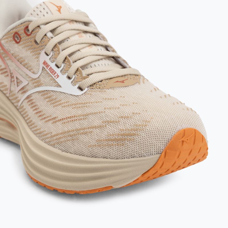 Moteriški bėgimo bateliai Mizuno Wave Rider 29 summer sand/white/autumn sunset 7