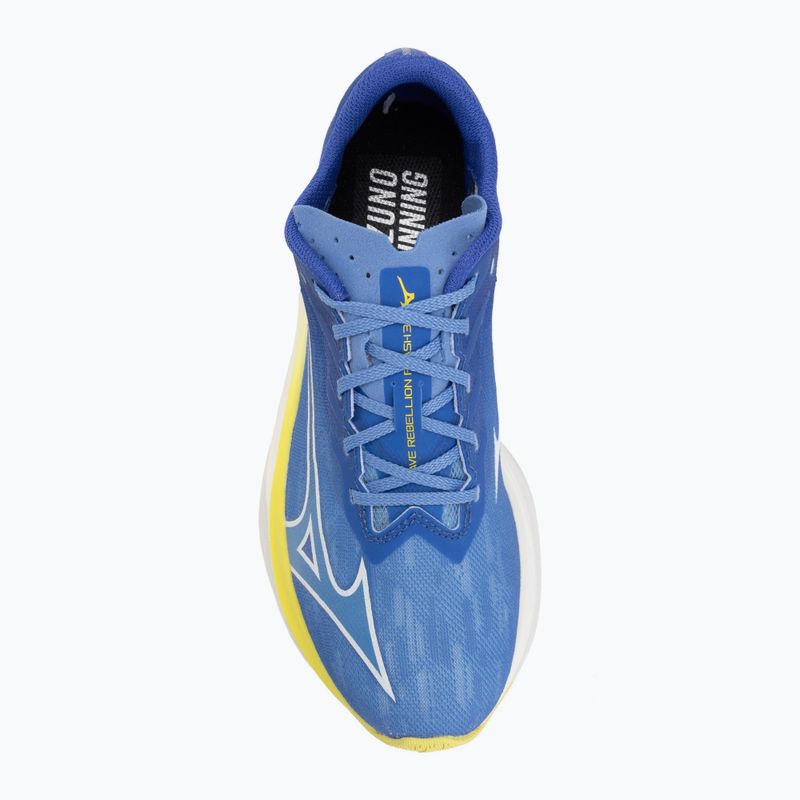 Moteriški bėgimo bateliai Mizuno Wave Rebellion Flash 3 ultramarine/dazzling blue/fortune yellow 5