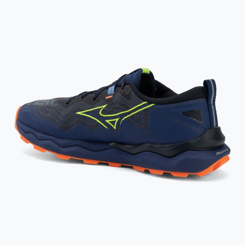 Vyriški bėgimo batai Mizuno Wave Daichi 9 estate blue/lightning yellow 3