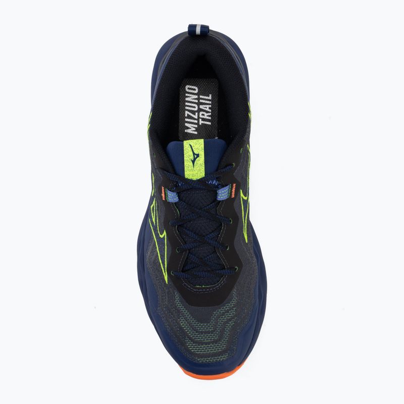 Vyriški bėgimo batai Mizuno Wave Daichi 9 estate blue/lightning yellow 5