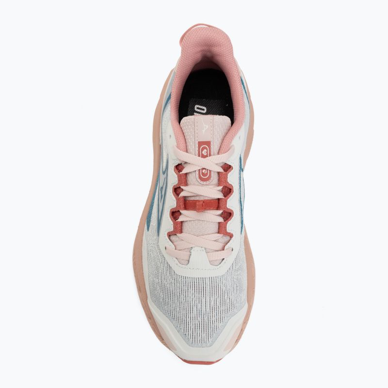 Moteriški bėgimo batai Mizuno Wave Mujin 11 snow white/larkspur/faded rode 5