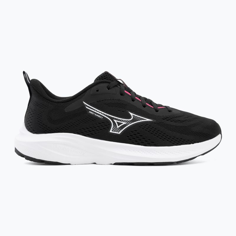 Moteriški bėgimo bateliai Mizuno Enerzy Runnerz 2 black/fuchsia purple/white 2